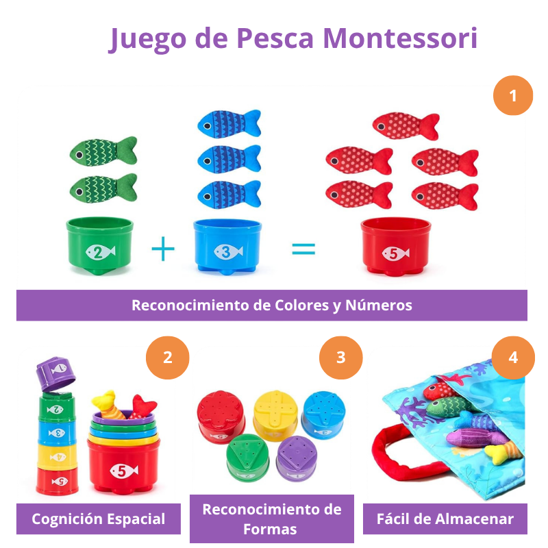 Juego de Pesca Montessori