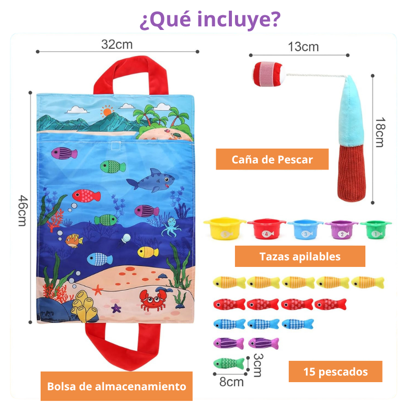 Juego de Pesca Montessori